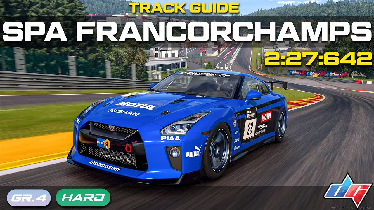 Gran Turismo 7 | SPA - FRANCORCHAMPS - Руководство по трассам | GT-R Gr.4