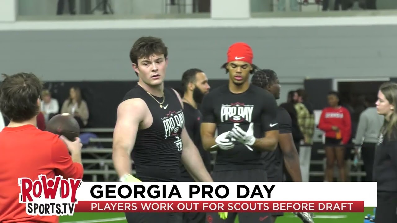 Dawgs TE Oscar Delp discusses his experience at Georgia's Pro Day