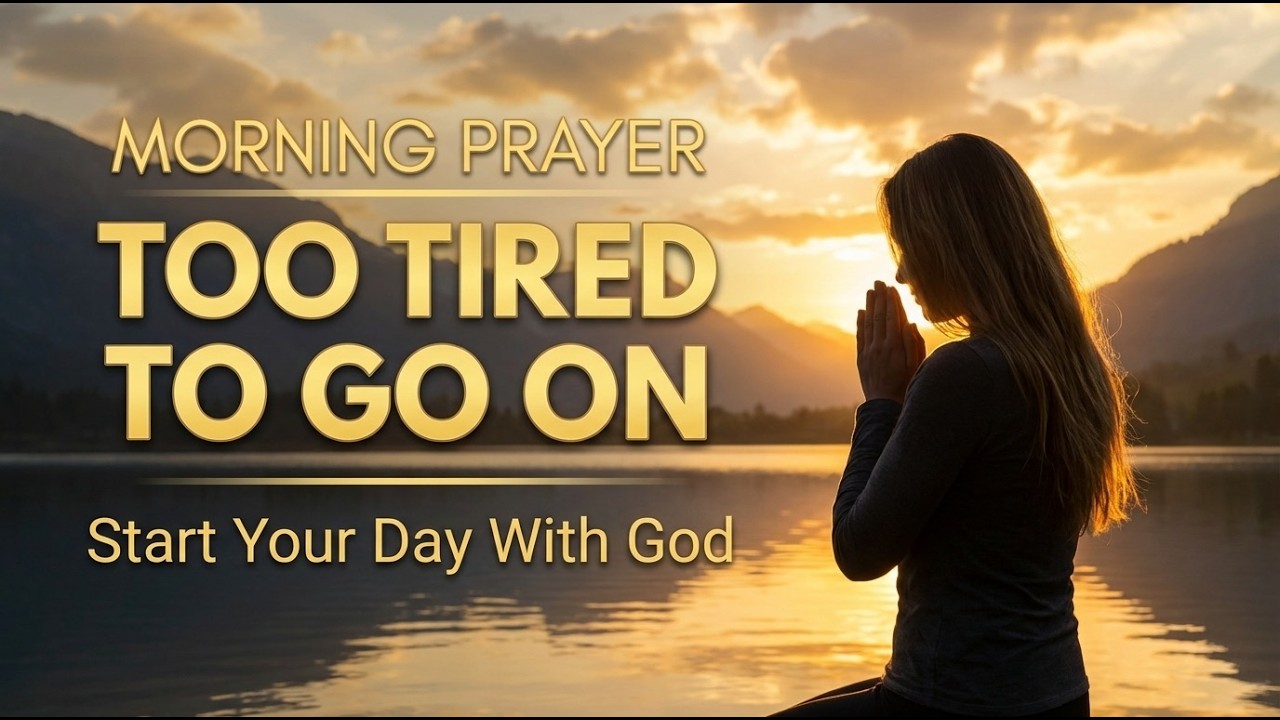 Morning Prayer for When You’re Too Tired to Keep Going