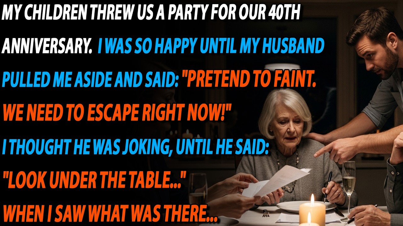 😱 At My Kids’ Surprise Party, My Husband Whispered “Run—Look Under Table!”