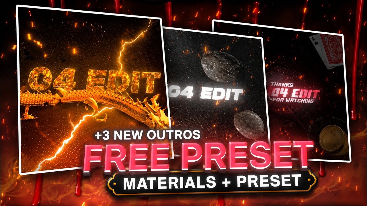 🔥 INSANE After Effects Presets! (Free Download at 50 Likes) 🤫 | Alight Motion | Dragon Like Outro |