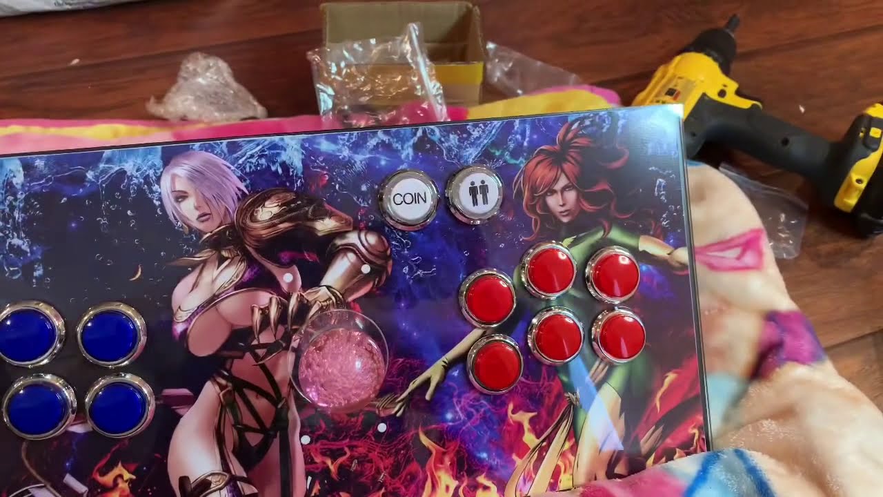 How to set up Xin-mo encoder and 12v led buttons