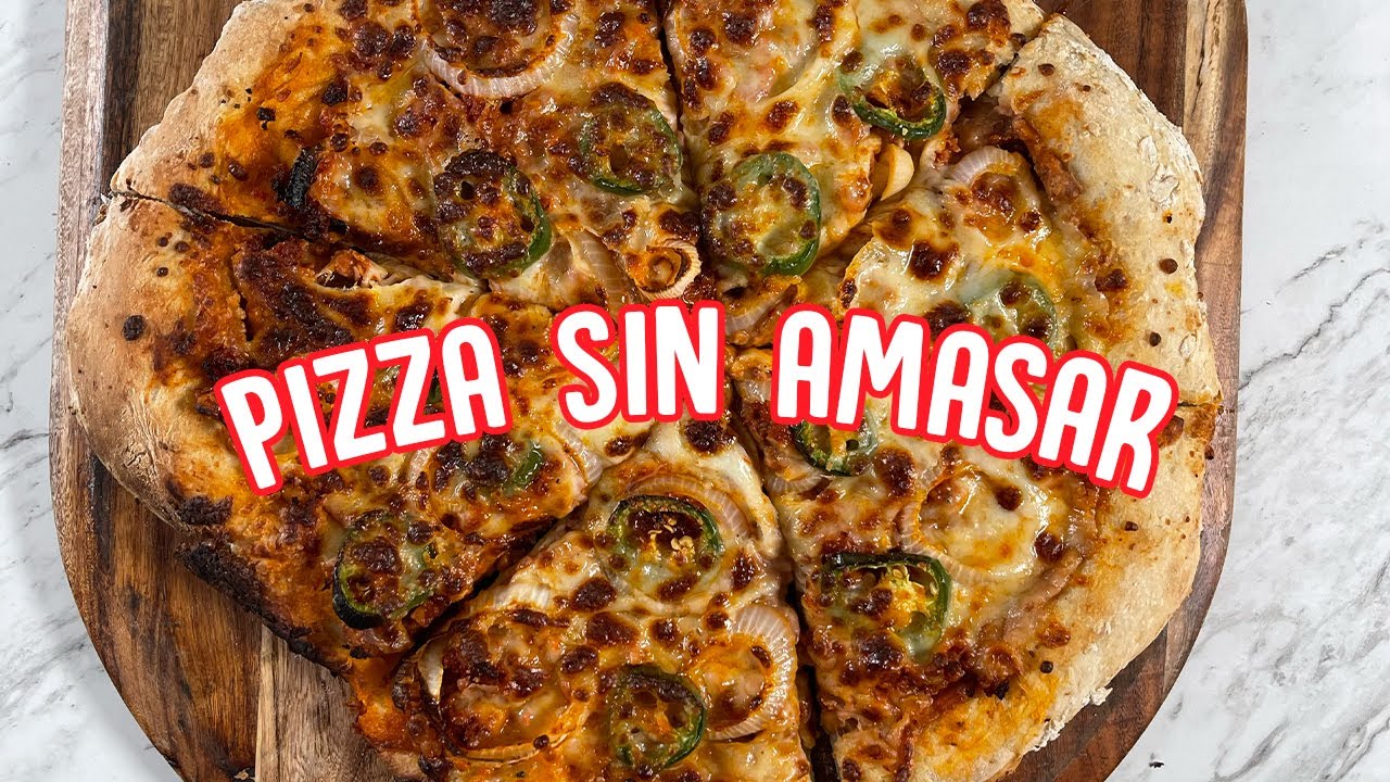 &iexcl;Pizza sin amasar! Receta f&aacute;cil y rica