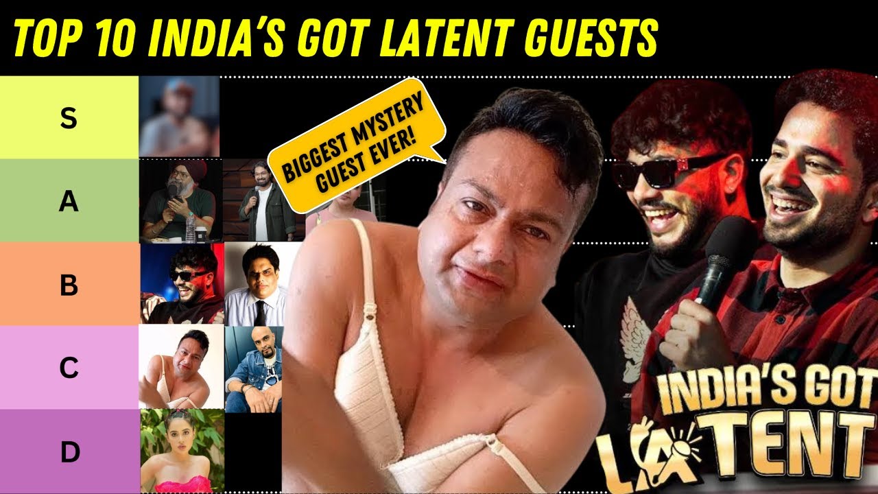 Samay Raina's Top 10 India's Got Latent Guests REVEALED!