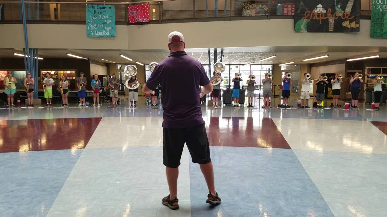 Bb Tuning - West Valley High School Marching Band 2016