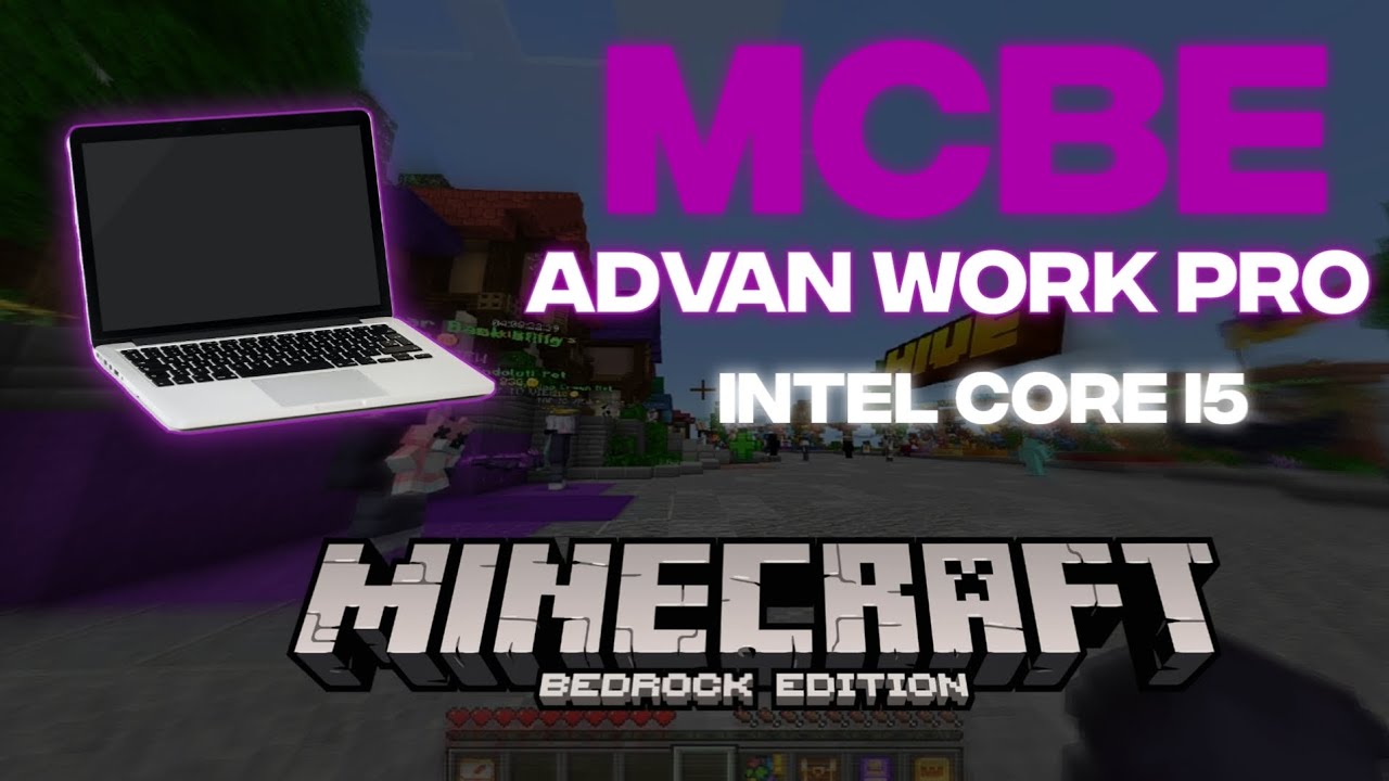 test game minecraft | Advan Workpro Intel core i5