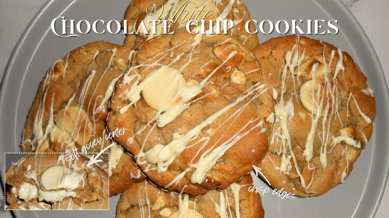 Ultimate White Chocolate Chip Cookies 🍪 Quick & Easy Recipe (Bake with Me)