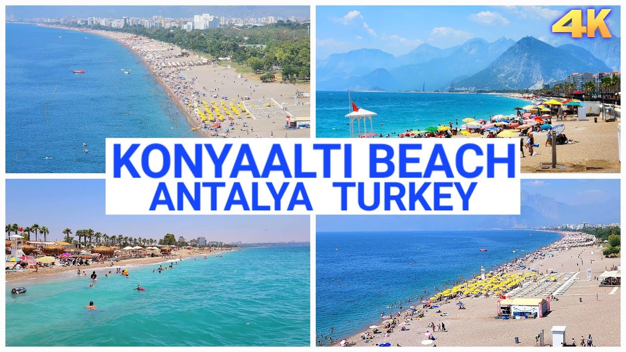 KONYAALTI BEACH - ANTALYA TURKEY 4K