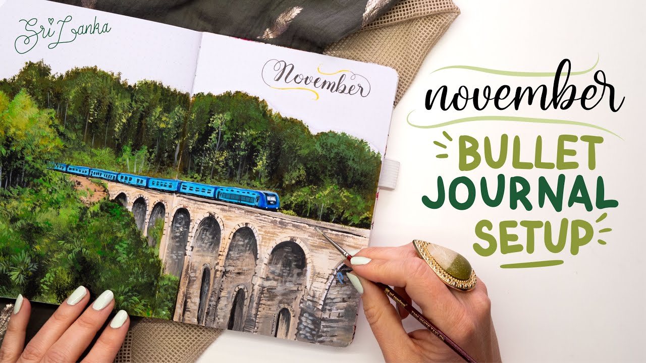 NOVEMBER Bullet Journal Setup 2021 Sri Lanka PLAN WITH ME