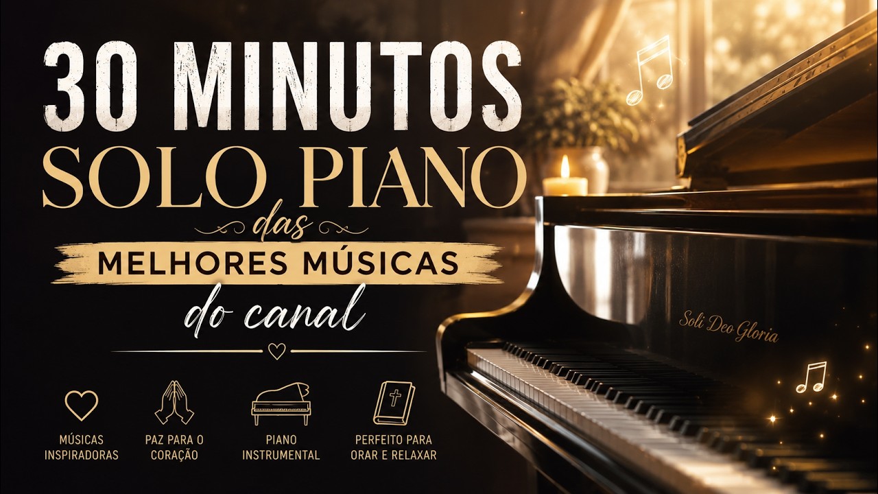 30 minutos solo piano das melhores músicas do canal.