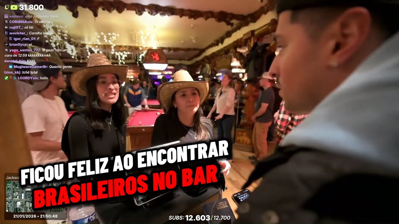 CORINGA FEZ UM DESABAFO SOBRE O IRL E ENCONTROU UM FÃ NO BAR DOS ESTADOS UNIDOS