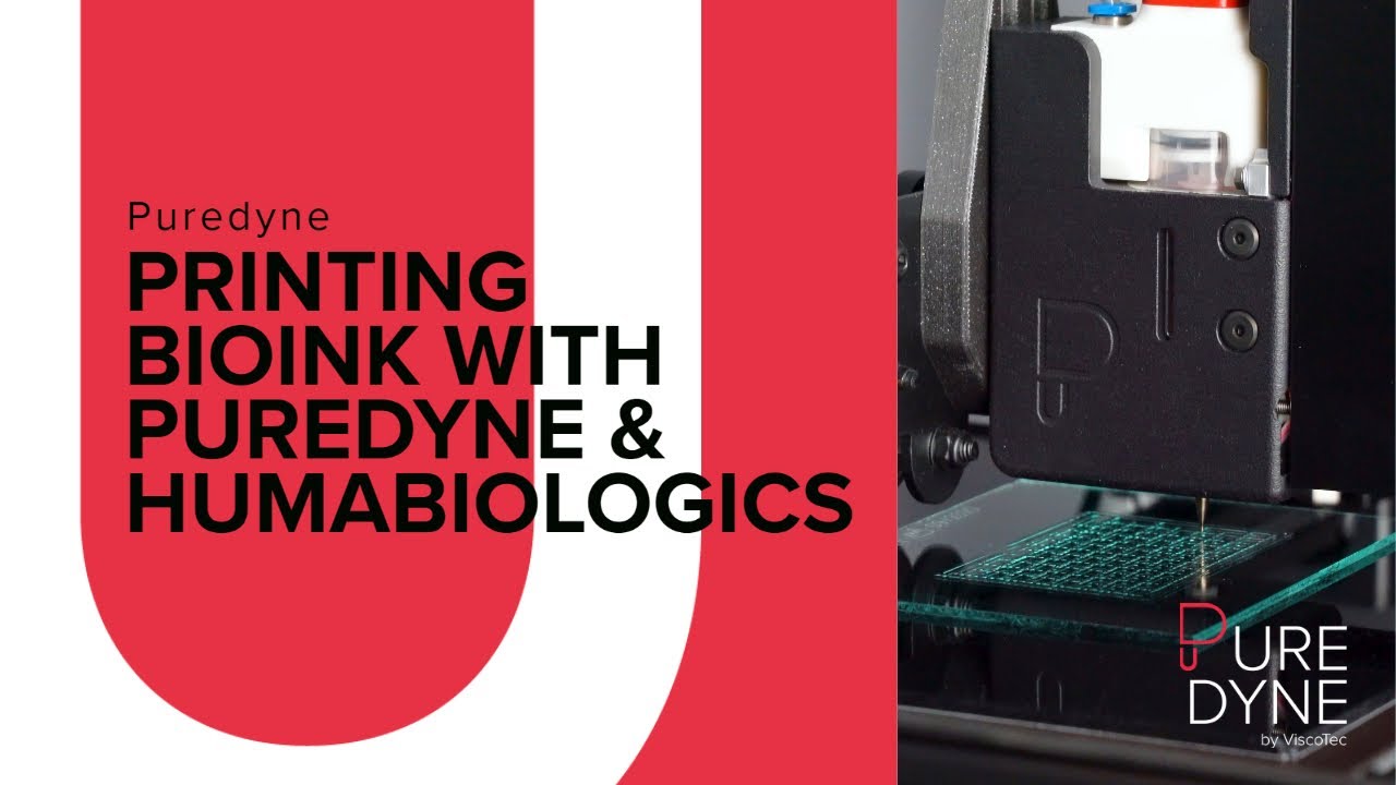 Printing Bioink with Puredyne & Humabiologics