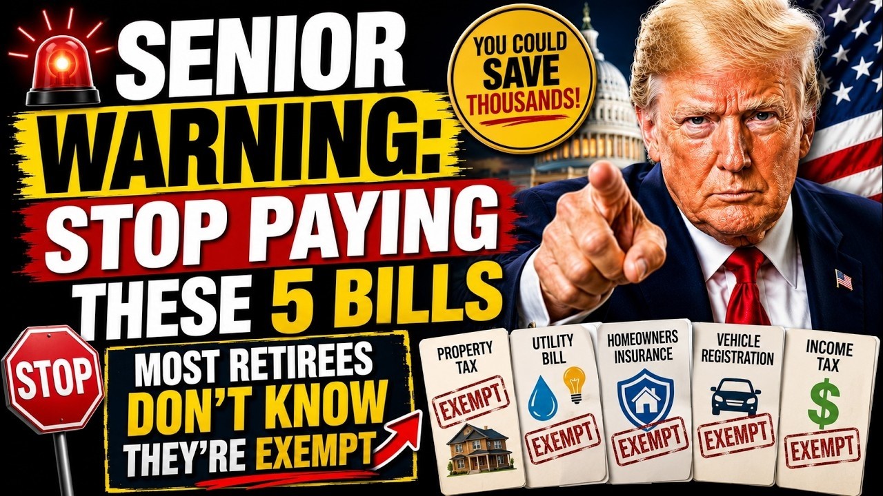 Senior Warning  Stop Paying These 5 Bills &mdash; Most Retirees Don&rsquo;t Know They&rsquo;re Exempt 1080p