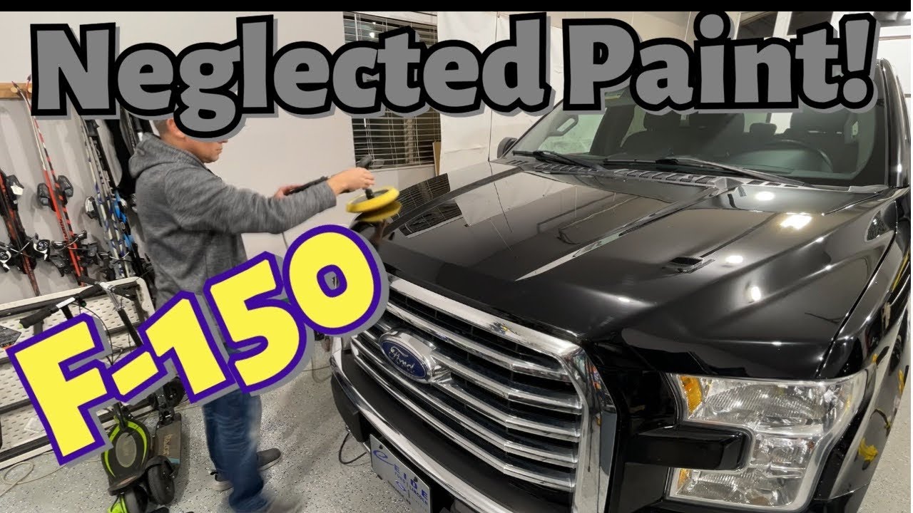 Polishing and waxing my High Mileage 2016 Ford F-150 2.7 Ecoboost project truck!