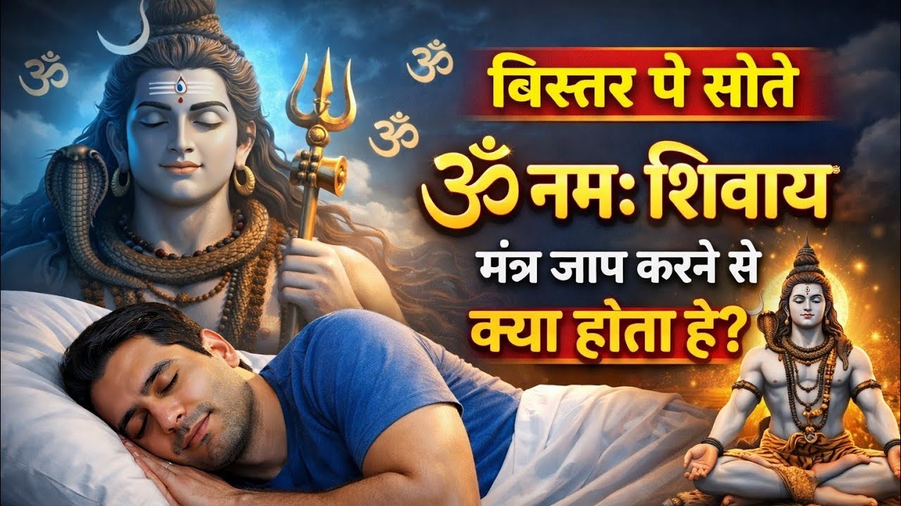 बिस्तर पर सोते हुएॐ नमः शिवाय मंत्र जाप करने से क्या होता हैं? || 