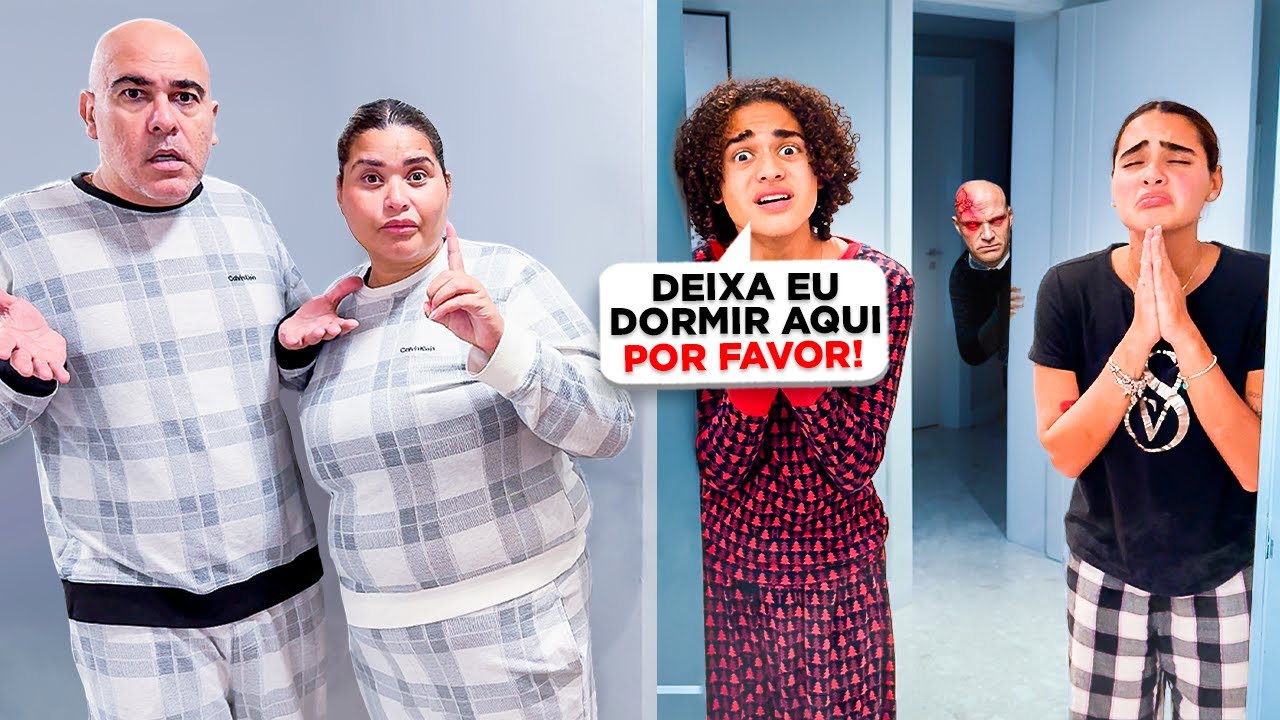 ELES ESTÃO COM MEDO DE DORMIR SOZINHOS POR CAUSA DO CASEIRO DA DEEP WEB !!!