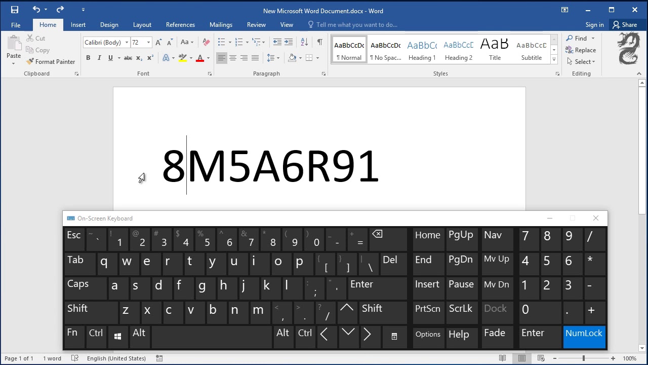 Space bar deletes text instead of moving it in Word-Fix