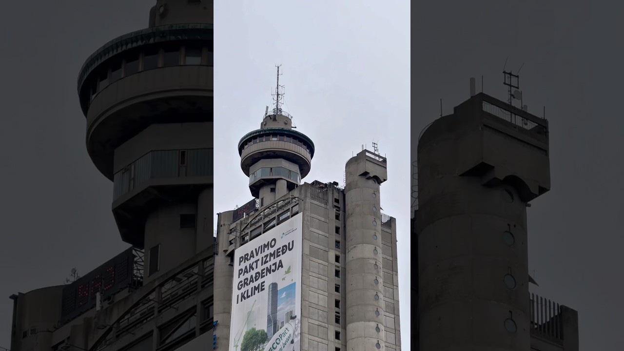 🇷🇸 Serbia | Belgrade - Genex Tower: Brutalism at its finest in Novi Beograd!