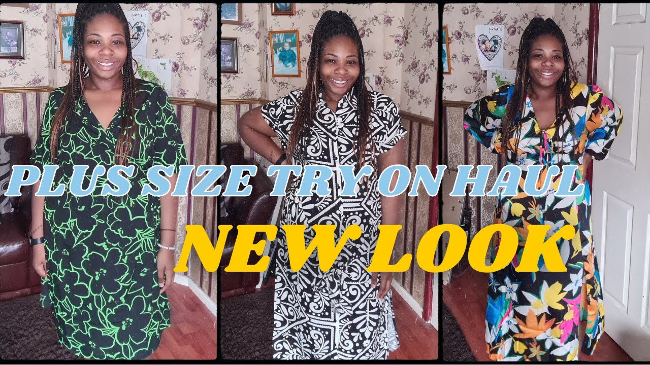 NEW LOOK PLUS SIZE CLOTHING HAUL || SUMMER DRESSES