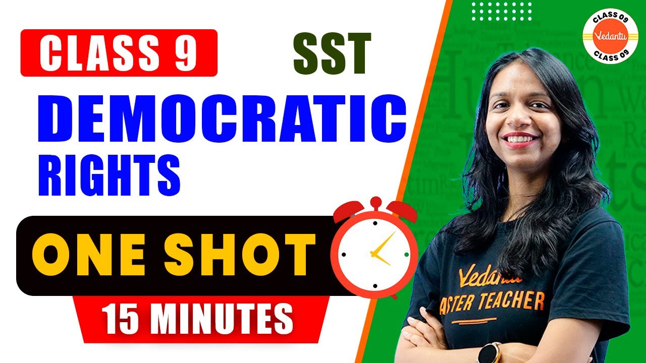 Democratic Rights ONE SHOT in 15 Minutes | Class 9 SST | CBSE 2023-24 Final Exam Preparation