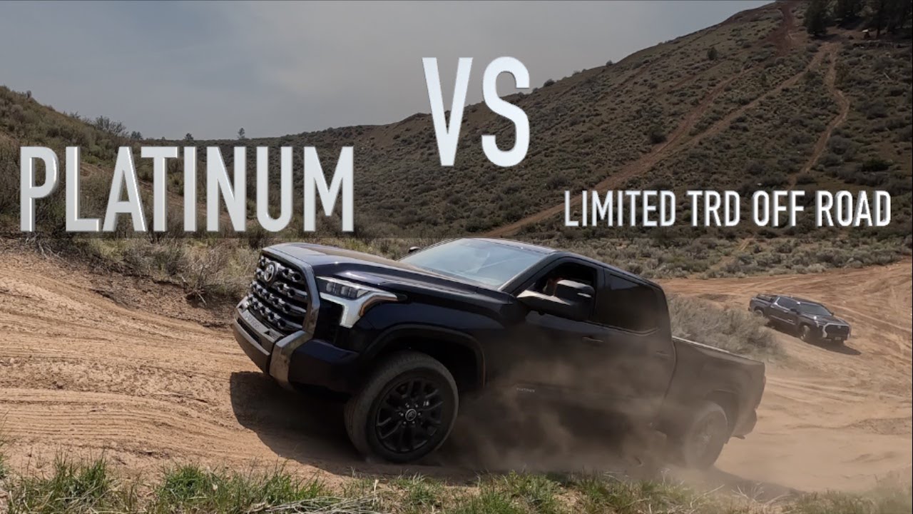2022 Tundra Hill Climb Comparison | Limited TRD Off-Road vs Platinum