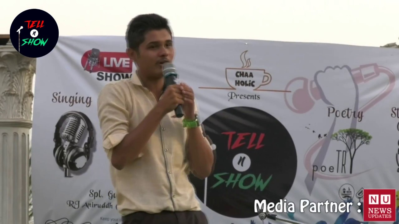 The Importance of the GUJARATI LANGUAGE awesomely explained by Manan Pandya  | Tell N Show - Rajkot