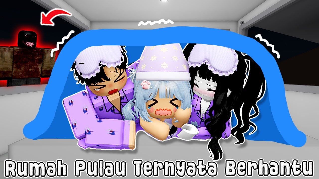 MENGINAP SEMALAM MALAH DI TEROR HANTU DI RUMAH PULAU BARU | BROOKHAVEN RP