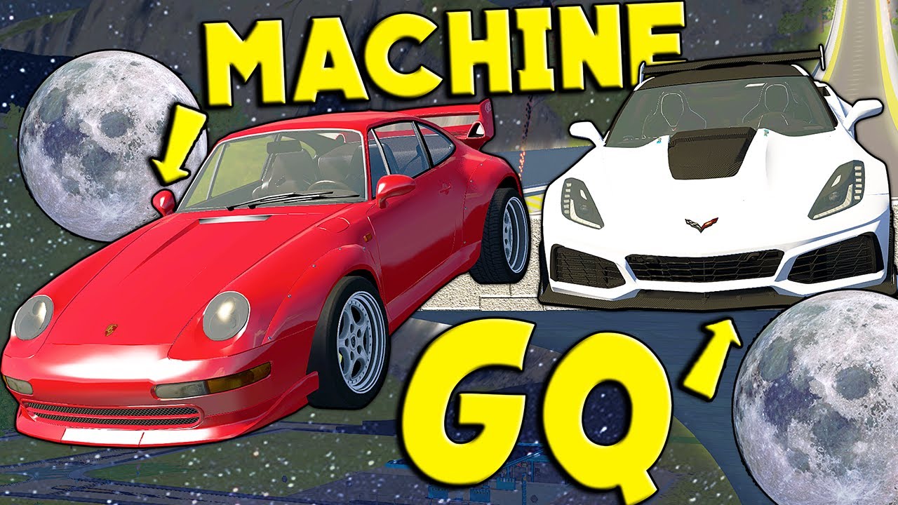 SALTANDO com CARROS com a GRAVIDADE da LUA! BeamNG.drive MULTIPLAYER