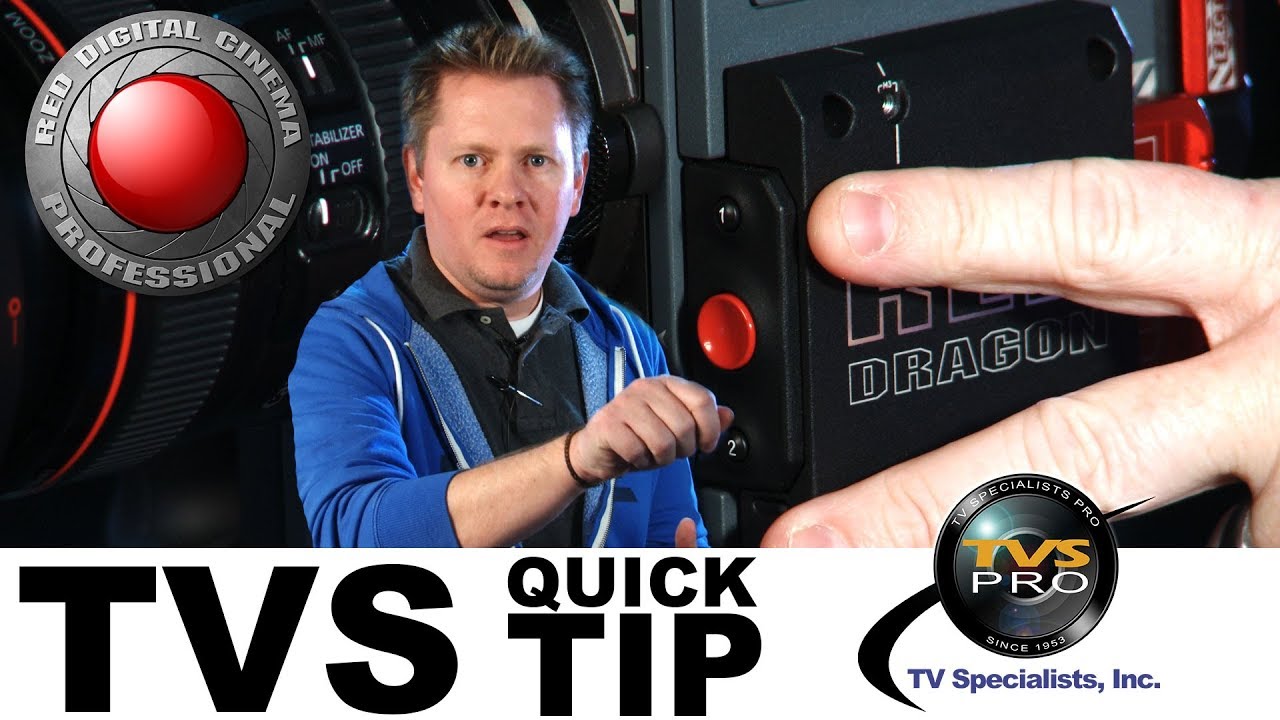 TVS Pro Quick Tip: Ejecting Media from a RED Digital Cinema Camera