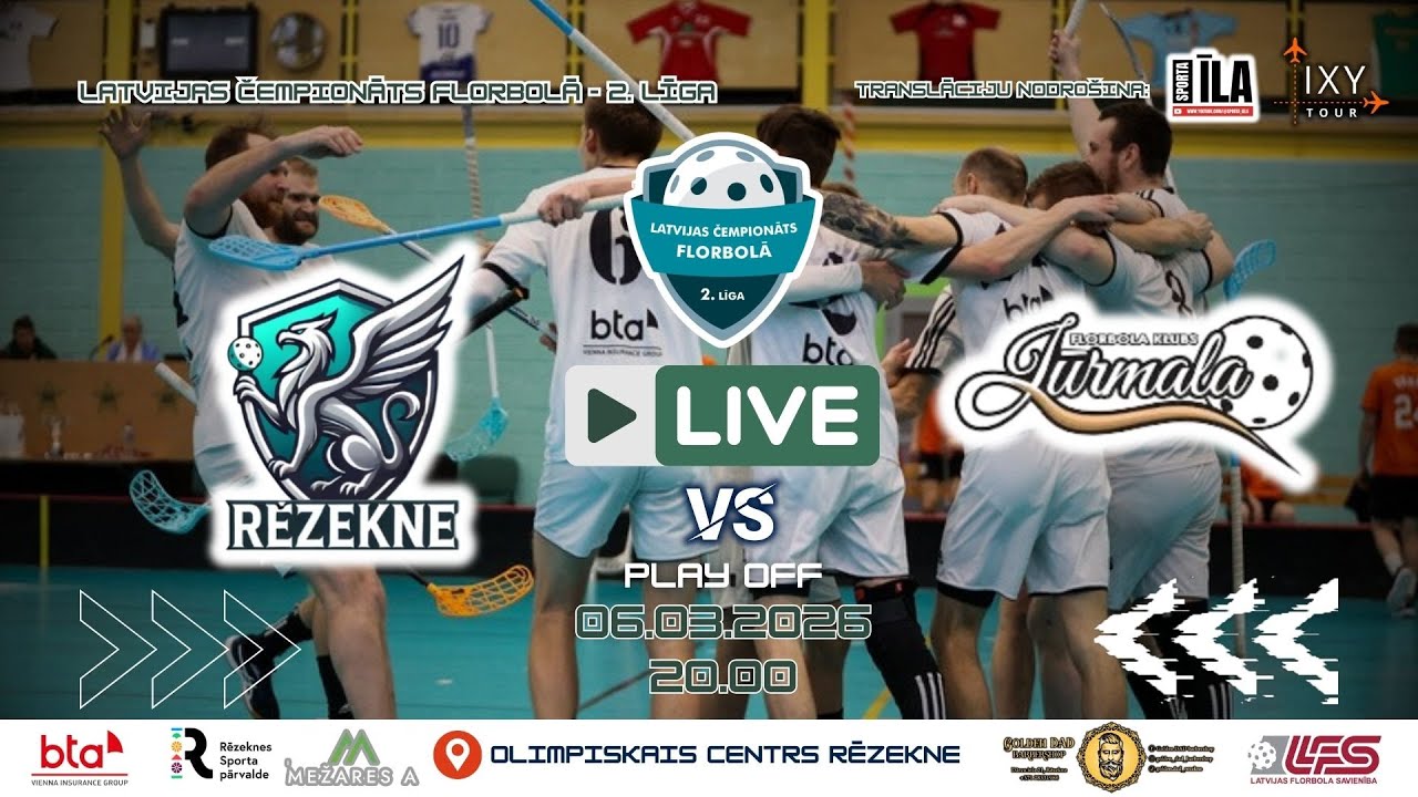 06.03.2026 - LČF 2. Līga / PLAY OFF -  RĒZEKNE/BTA - JŪRMALA