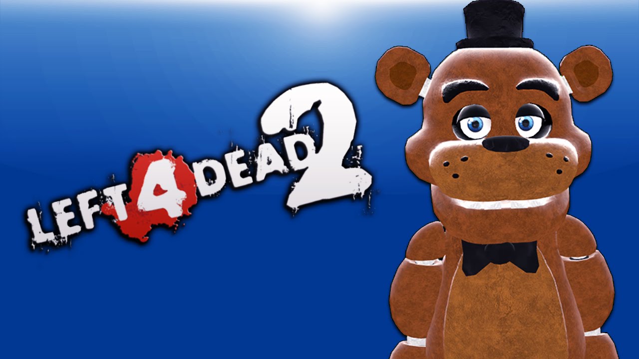FNAF против Minecraft! (Смешные моменты и моды Left 4 Dead 2)