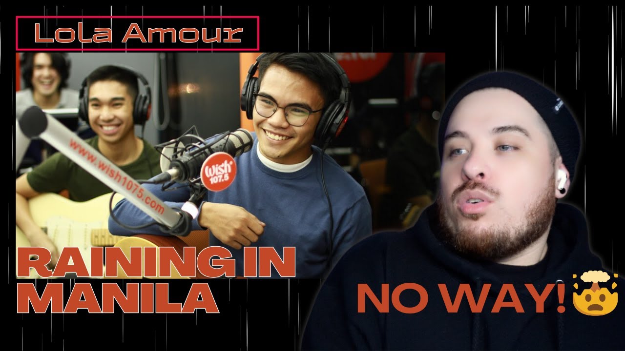 WOW! That Sax Player Is Next Level (LIVE) | Lola Amour | Raining In Manila | First Time Reaction