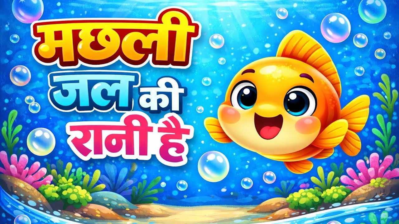 «Рыба — королева воды» 🐟🎶 | «Рыба — королева воды» 🐟 | Детская песня | Мультфильм-стишок | Береги...