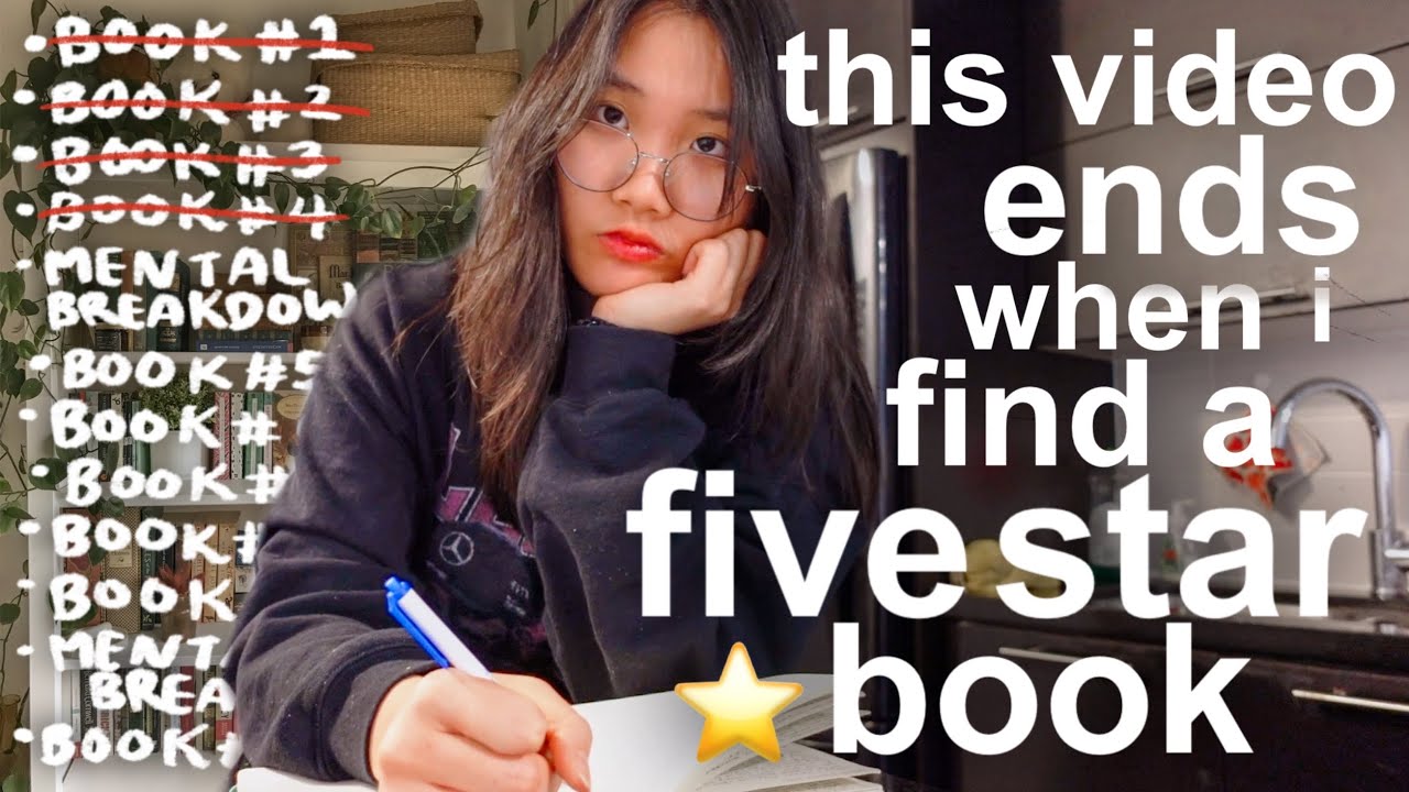 Это видео заканчивается, когда я нахожу книгу на пять звёзд ⭐️ (после множества нервных срывов).