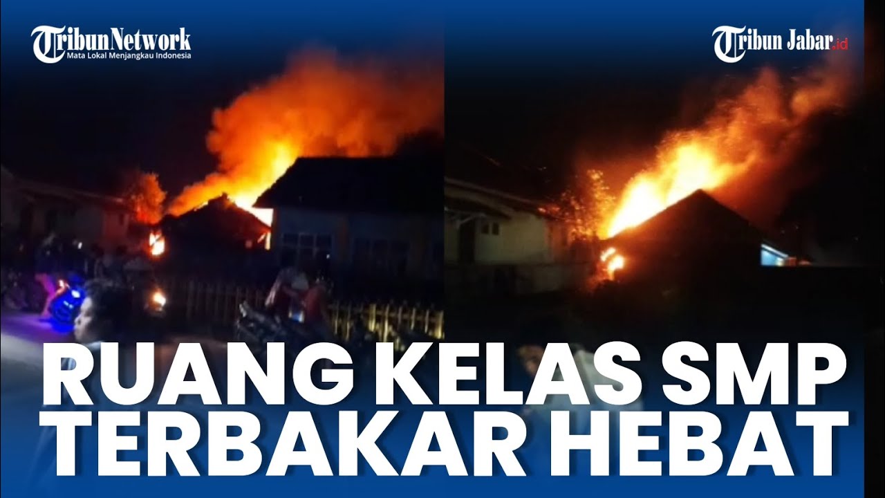 DETIK² KEBAKARAN Hanguskan Ruang Kelas SMPN 1 Jatitujuh Majalengka