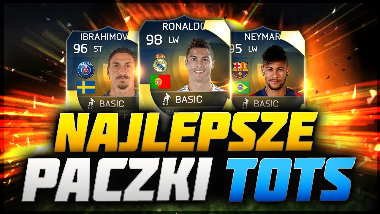 Fifa 15 | Moje Najlepsze Paczki TOTS (90+) | Polski 