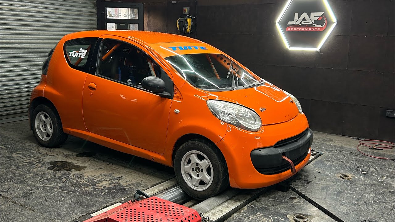 Peugeot 107 Stage 1 Remap On the dyno Pov 