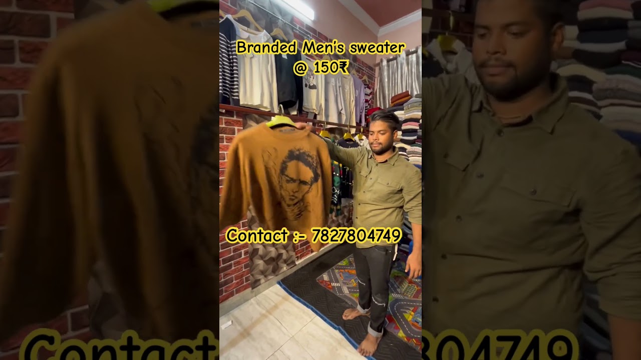 A+ Grade export surplus men’s sweater Delhi wholesale 