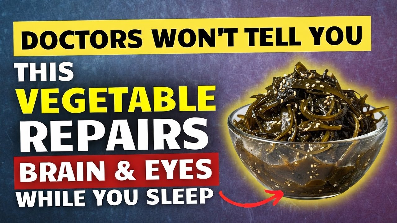 Seniors: Top 3 Sea Vegetables That Repair Brain & Vision While You Sleep
