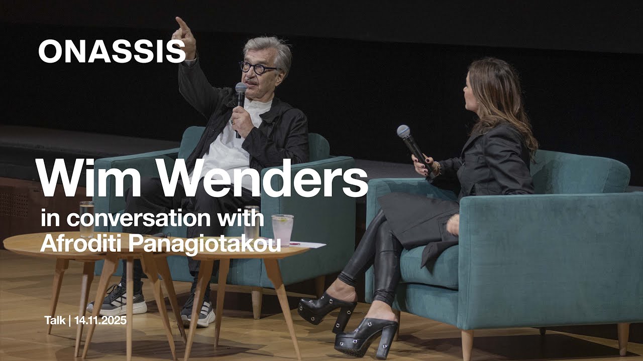 Ο Wim Wenders σε μια συζήτηση με την Αφροδίτη Παναγιωτάκου