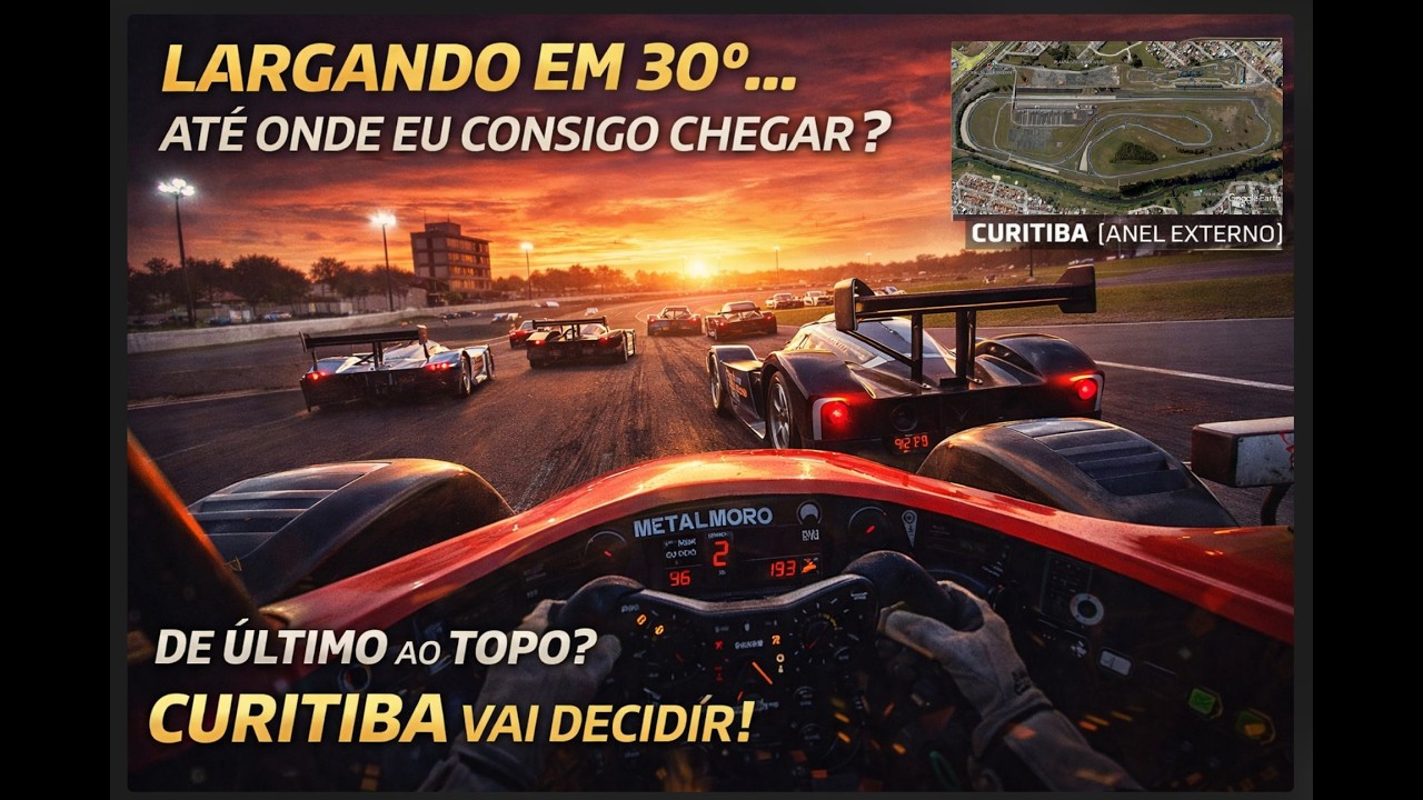 Automobilista 2 - PROTÓTIPO P3 EM CURITIBA | DESAFIO REAL … ATÉ ONDE EU CONSIGO CHEGAR?