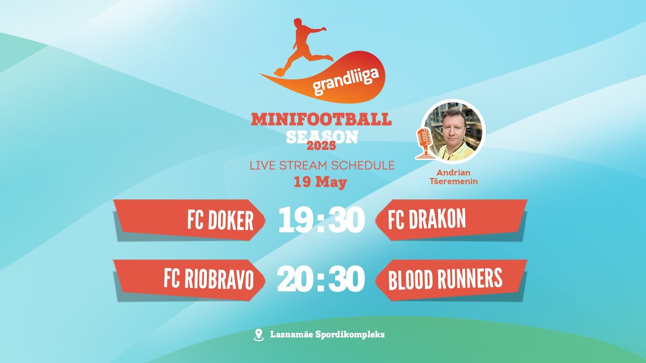 Grandliiga Minifootball 2025 (19-May)  live stream
