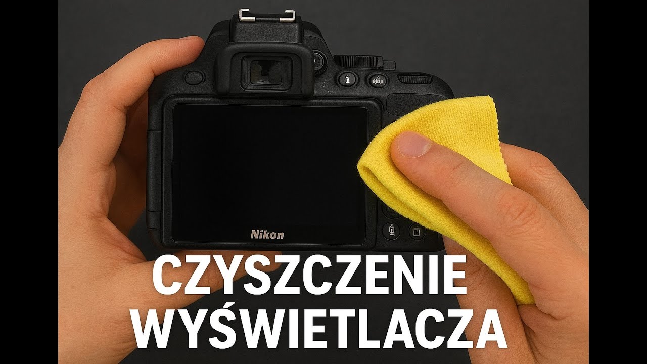 Nikon D3500 Czyszczenie wyświetlacza  – Poradnik serwisowy krok po kroku