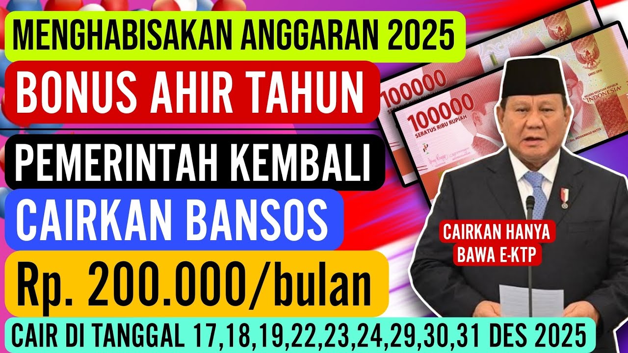 CEK ATM NYA ☑ BLT 200.000 CAIR MERATA HINGGA 31 DES 2025 &bull; ADA 3 BLT BARU DI TAHUN 2026? &bull; CEK YUK 🔻
