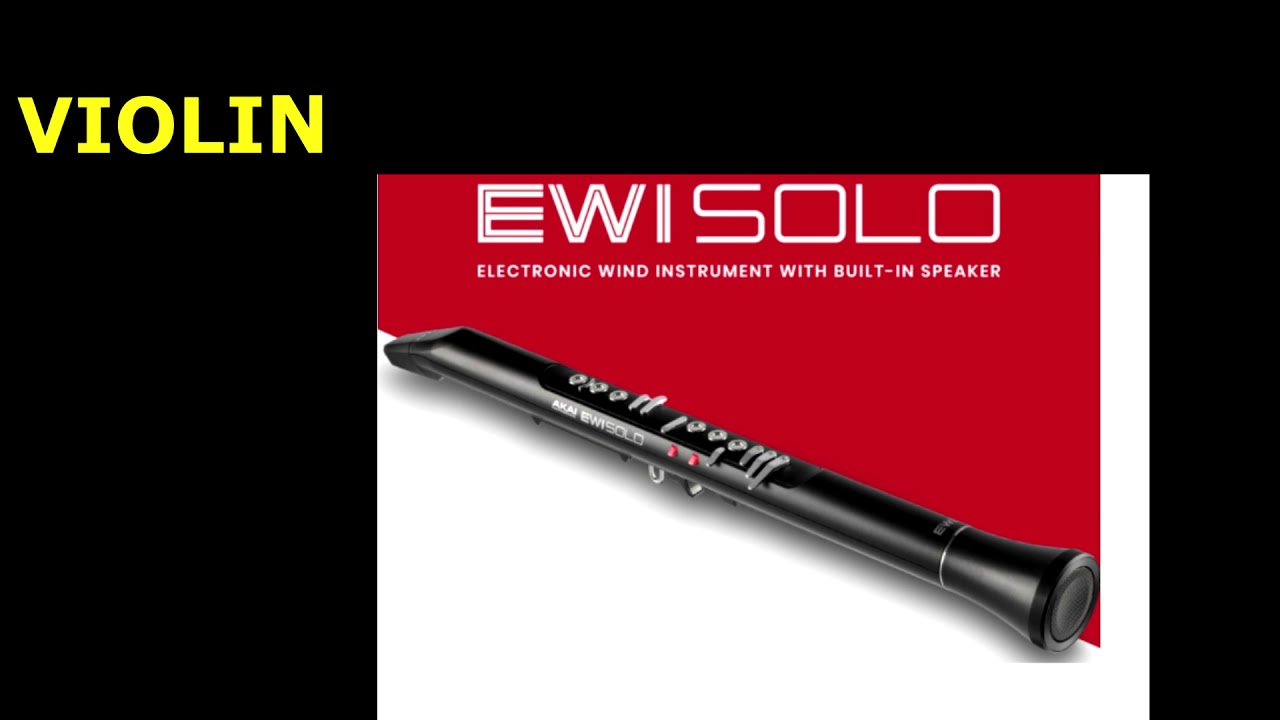EWI(전자색소폰)_EWI SOLO 내장음원 테스트