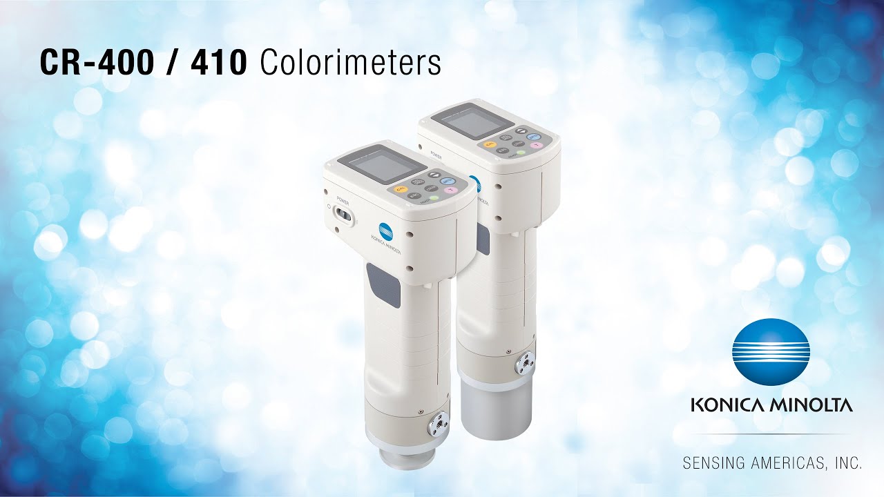 CR-400 / CR-410 Colorimeters - Konica Minolta Sensing Americas
