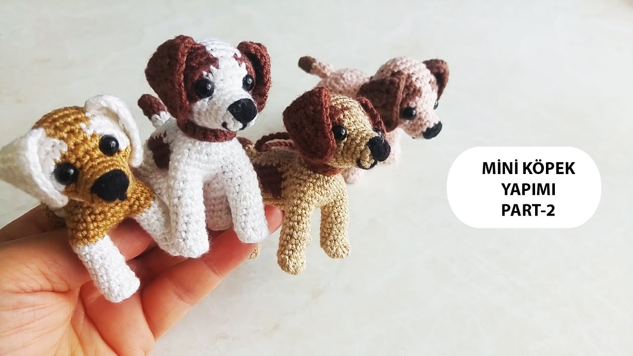 Amigurumi minik köpek yapımı 7-8 cm part 2