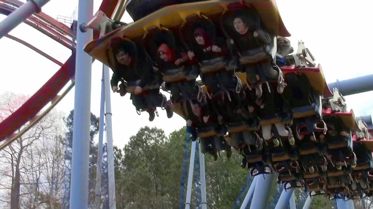 Superman Ultimate Flight off-ride HD Six Flags Over Georgia