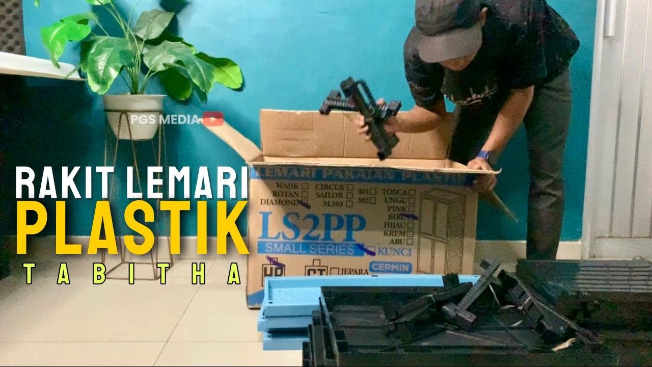 Cara Merakit Lemari Plastik Tabitha LS2PP