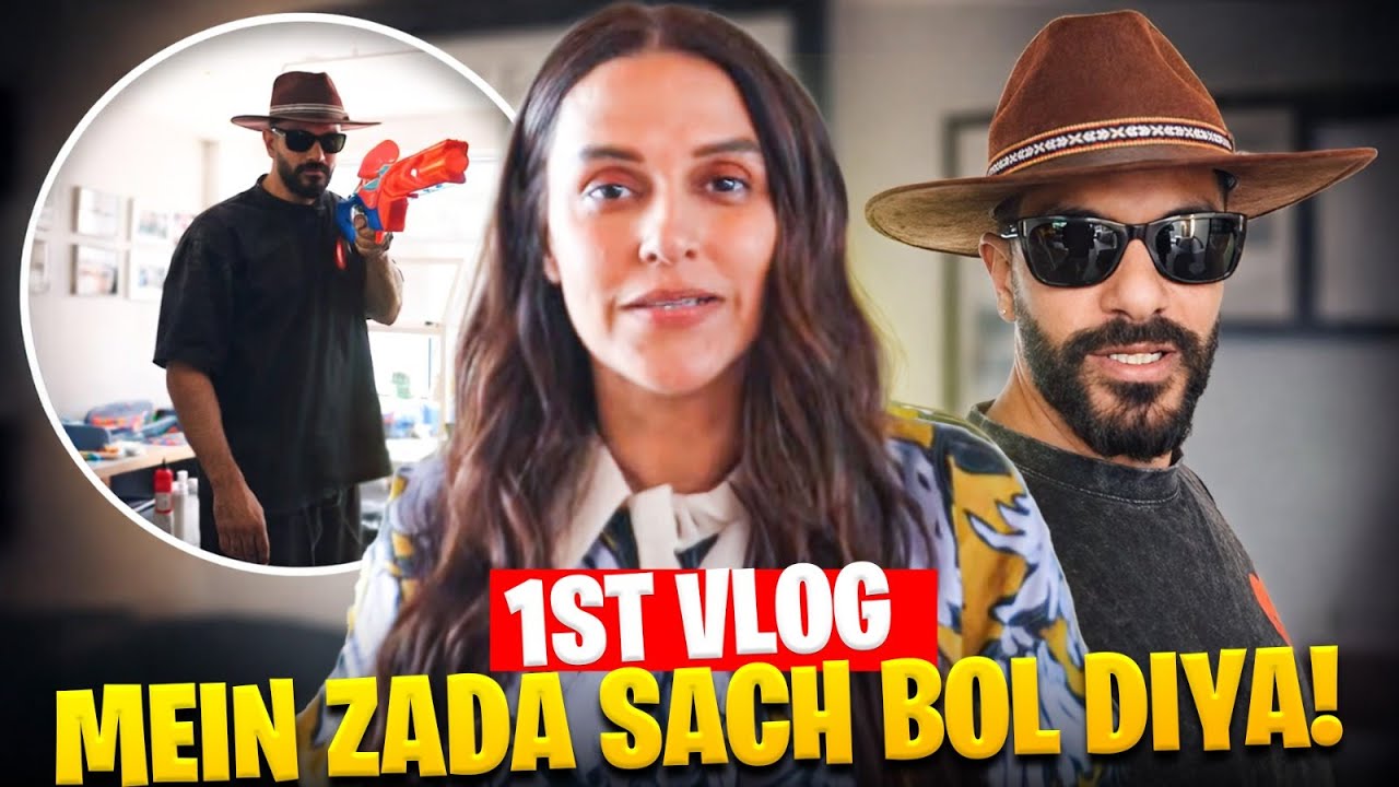 I Started The Vlog&hellip; Angad Finished It! 100% Chaos, Beautiful Family! @nehadhupiaofficial